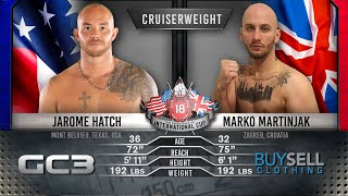 BYB 18 Jarome Hatch vs Marko Martinjak Rematch for Police Gazette Diamond Belt [upl. by Einahpit274]