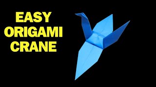 How to Make Origami Crane  Easy paper crane [upl. by Mal289]