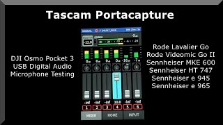 Tascam Portacapture X8  Live Mixer For Camera [upl. by Aitra416]