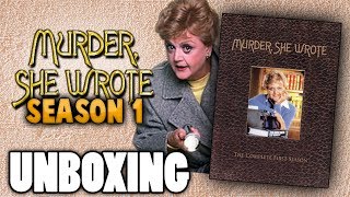 MURDER SHE WROTE The Complete First Season DVD  UNBOXING [upl. by Enilarak]