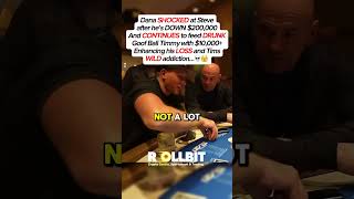 Dana MAD at Steve after this…💀 casino gambling dana danawhite stevewilldoit blackjack vegas [upl. by Inaniel463]