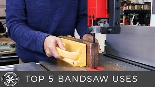 Top 5 Uses for a Band Saw  How to Use a Bandsaw [upl. by Gilford796]