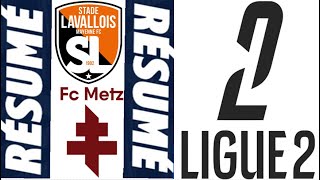 FC Metz  Stade Lavallois 11 Résumé  Ligue 2  20242025 [upl. by Suzie]