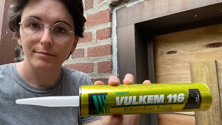 I tried Tremco Vulkem 116 polyurethane sealant on metal and brick Its like a flexible butyl caulk [upl. by Vally]