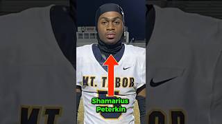 4⭐️ Wide Receiver Shamarius Peterkin is RIDICULOUS 🔥shorts [upl. by Abramo]