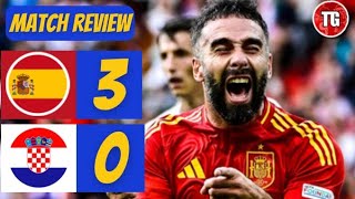 SPAIN 30 CROATIA LIVE MATCH REVIEW amp HIGHLIGHTS [upl. by Kirven]