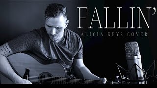 Fallin Alicia Keys Acoustic Cover by Justin Wensley [upl. by Clementis]