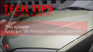 Tech Tip Ep 21 Profitability  Spray Gun Air Pressure Impact on Color [upl. by O'Hara216]