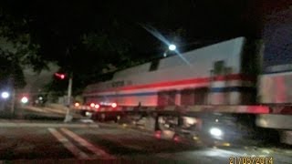 Railfanning Carlsbad Village Station featuring Amtrak phase 3 heritage unit 145 5222014 [upl. by Anecusa329]