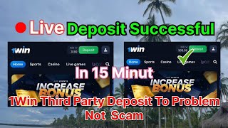 1win Deposit Live  1win Deposit  1win Deposit Live Problem  1win Deposit Problem Not Received [upl. by Ientruoc]