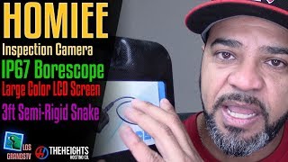 HOMIEE Inspection Camera Borescope 📷  LGTV Review [upl. by Aramal]