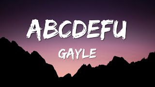 abcdefu  Clean Lyrics  GAYLE [upl. by Loris710]