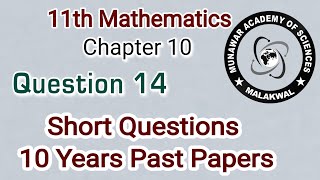 Question 14  Solution Of Quadrantal Angles 10th Chapter  11th Math [upl. by Adnale]