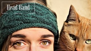 TUTO TRICOT  DIY  HEAD BAND A TORSADES [upl. by Audy]