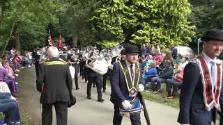 Dungannon silver band  Scarva 2024 [upl. by Namwen]