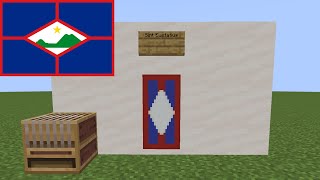 How to Make Sint Eustatius Flag in Minecraft [upl. by Novyert435]