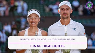 Thrilling Mixed Doubles  Gonzalez Olmos vs Zielinski Hsieh  Final  Highlights  Wimbledon 2024 [upl. by Etteval]