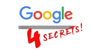 THE TOP 4 SECRETS OF GOOGLE SEARCH [upl. by Arved968]