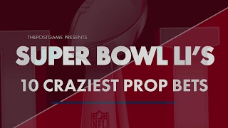 Super Bowl LIs 10 Craziest Prop Bets [upl. by Kayley275]