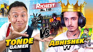 Nepals No 1 ID Abhishek YT Vs Tonde Gamer Best Collection Battle 😱 Free Fire Max [upl. by Gardel34]