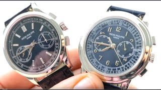 Patek Philippe 5070P vs 5170P Chronograph Watch Luxury Watch Review [upl. by Nyl]