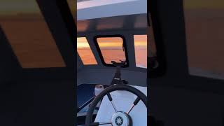 Amazing sunset on my boat 🛥️ [upl. by Jeanne]