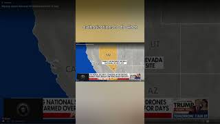 October 2023 5 drones violated airspace above the Nevada National Security Site shorts shortvideo [upl. by Ahsikar]