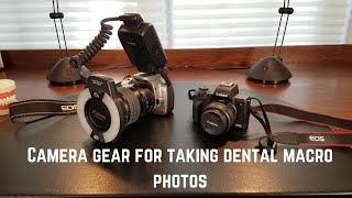 Camera gear for taking dental photos Canon Rebel XT [upl. by Erinna848]