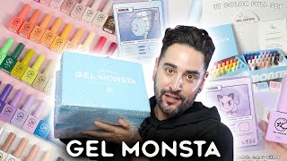 Unboxing The First Collectors Gel Polish Brand  GEL MONSTA  Zillabeaus Korean Vegan Gels [upl. by Australia]