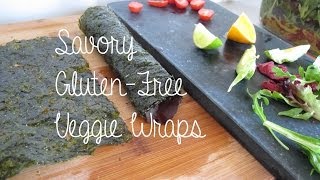 Simple Savory GlutenFree PlantBased Wraps [upl. by Eitirahc383]