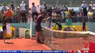 TennisAustralias Tomic slammed for match point tank [upl. by Adnesor]