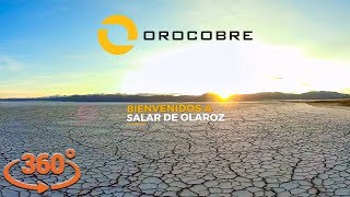 Tour 360° de la Planta de litio Olaroz de Orocobre 4K [upl. by Schott]