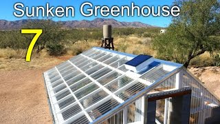 Sunken Greenhouse 7  Rainwater Harvesting cooling tunnel [upl. by Sugden]