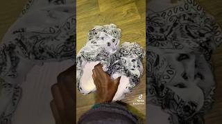 Custom Made Crocs with Bandanas 🔥 diy crocs tutorial fashion designer Style mensfashion [upl. by Held]