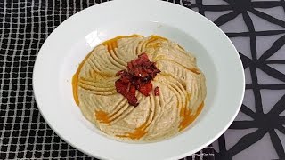 Deliciosa Crema de Berenjena  Delcious Eggplant Cream  Baba Ghanoush [upl. by Dnalyk518]