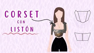 ¿Cómo Hacer El Patrón De Un Corset  TUTORIAL [upl. by Ume791]