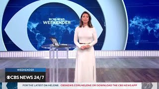 CBS News 247  CBS News Weekender  5pm open  September 27 2024 [upl. by Nila574]