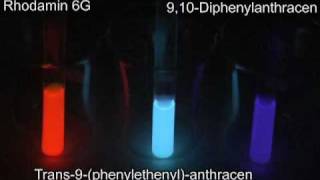 Chemolumineszenz mit Bis246trichlorphenyloxalat [upl. by Aicirtan]