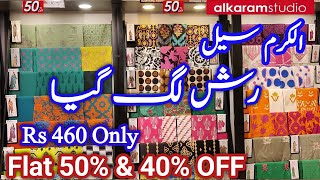 Alkaram 11 11 Sale Flat 50 40 Off Entire Stock  Alkaram Sale Today [upl. by Novonod733]