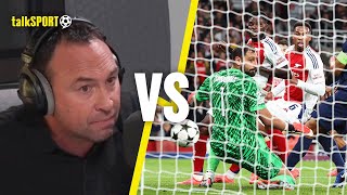 Jason Cundy REACTS To Gianluigi Donnarummas HOWLER After Sakas FREEKICK Goal Against PSG 😤🔥 [upl. by Eveleen214]