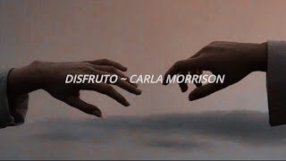 Disfruto  Carla Morrison Letra [upl. by Nagard693]