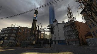 HalfLife 2 Music City 17 Plaza Ambience [upl. by Etteuqaj637]