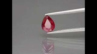 129Ct Natural Unheated Purplish Red Ruby Gemstone from Tanzania Beautiful Color Certified [upl. by Guinn]