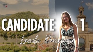 Candidate n°1  Lucile Ducroux [upl. by Bluma]