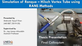 CFD Analysis of Curved Vortex Tube using RANS Equations [upl. by Irpak]