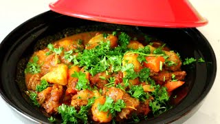 Amazing Lamb Tagine with Apricots amp Dates  Easy Recipe  Chanas Creations [upl. by Animrelliug509]