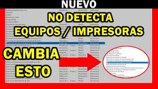 🍎 Mi Pc NO RECONOCE EQUIPOS e IMPRESORAS en Red ✅【 SOLUCIÓN para WINDOWS 11 10 8 7 】 [upl. by Carmena]