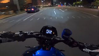 Yamaha XSR900 pov wakrapovic  ride into town [upl. by Drogin130]