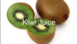 KIwi juice Recipe 🥝 [upl. by Aneeled]