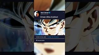 Omen Ultra Instinct🗿DBS Edits goku shorts anime [upl. by Chelsea946]